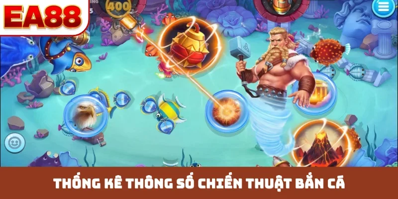 Thống kê thông số chiến thuật bắn cá