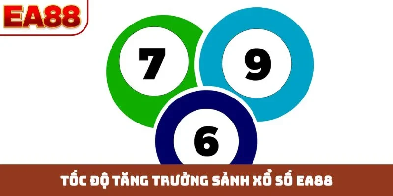 Tốc độ tăng trưởng sảnh xổ số EA88