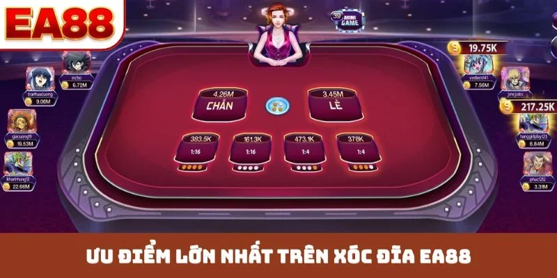 Ưu điểm lớn nhất trên xóc đĩa EA88